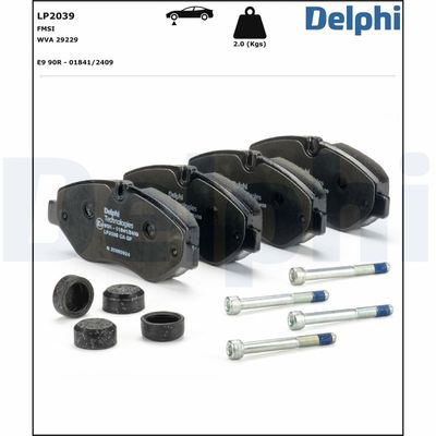 Brake Pad Set, disc brake LP2039