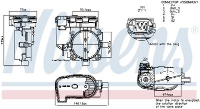 DROSSELKLAPPENSTUTZEN NISSENS 955138 4
