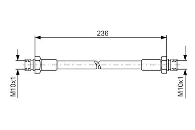 Brake Hose 1 987 476 289