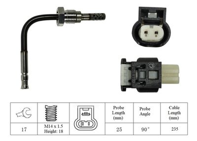 czujnik, temperatura spalin LUCAS LGS7154