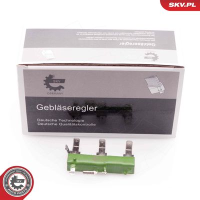 Rezistors, Salona ventilators ESEN SKV 94SKV054