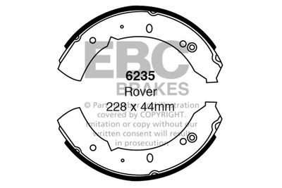 Комплект тормозных колодок EBC Brakes 6235 для TRIUMPH TOLEDO