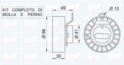 ROLA INTINZATOR CUREA DISTRIBUTIE IPD 140788 1