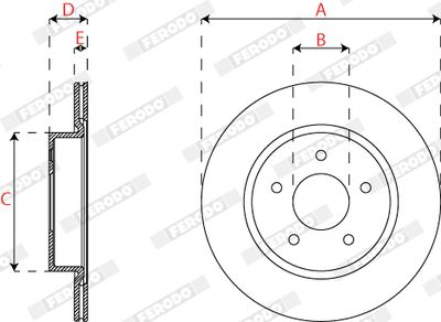 Brake Disc DDF2786C