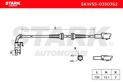 датчик, обороти на колелото STARK SKWSS-0350352