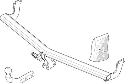 Zestaw zaczepu przyczepy BRINK 526600