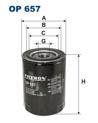 FILTRON Filter, hydrauliek (OP 657)