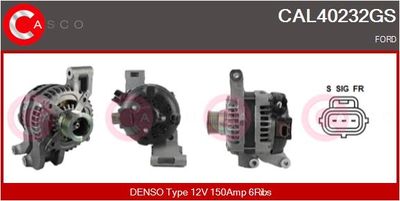 CASCO CAL40232GS Генератор для FORD FOCUS II седан (DB_, FCH, DH)