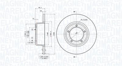 DISC FRANA MAGNETI MARELLI 360406013901