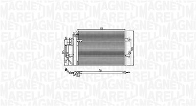 MAGNETI MARELLI Kondensator, Klimaanlage