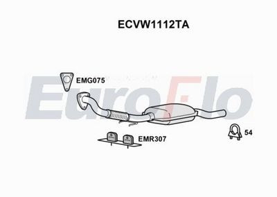 Katalizator EUROFLO 6K2253058X