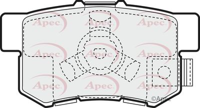 Brake Pad Set APEC PAD1457