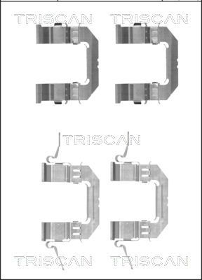 TRISCAN 8105 141600 Комплектуючі дискового гальмівного механізму для INFINITI (Инфинити)