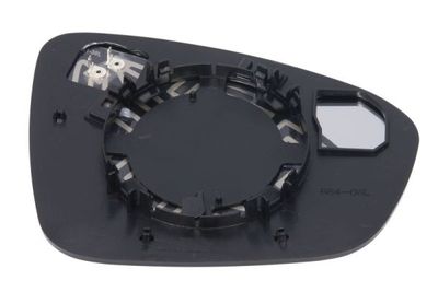 Zijspiegel glas Links (asferisch, met verwarming) past: MITSUBISHI COLT VII  RENAULT CLIO V Ph I, CLIO V Ph II, MEGANE IV, MEGANE IV GRANDCOUPE, MEGANE IV Ph II, TALISMAN 06.15-