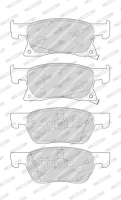 BREMSBELAGSATZ SCHEIBENBREMSE
