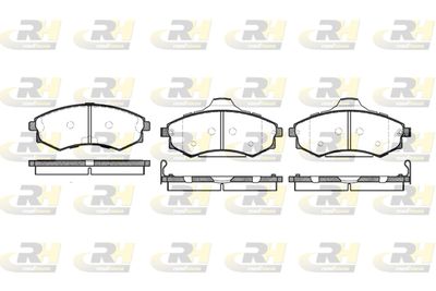 Комплект тормозных колодок, дисковый тормоз ROADHOUSE 2318.82 для HYUNDAI MATRIX