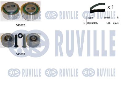 Комплект ремня ГРМ RUVILLE 550093 для ROVER 100