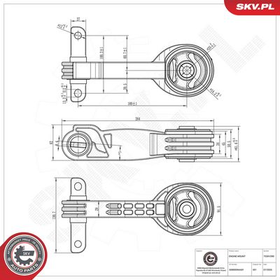 Zavesenie motora ESEN SKV 75SKV390