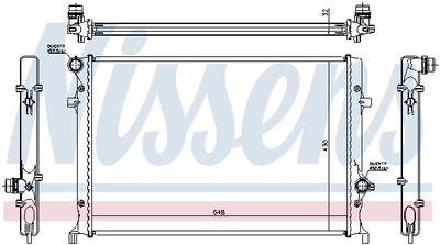 RADIATOR RACIRE MOTOR NISSENS 60352 4