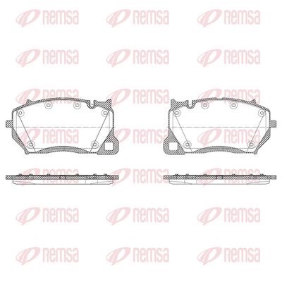 Brake Pad Set, disc brake 1743.20