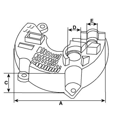 Čepička, generátor HC-Cargo F 032 139 656