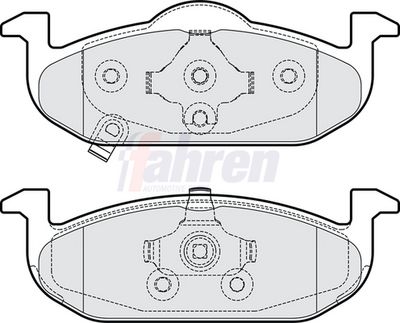 Fahren Brake Pad Set, disc brake FBP4251
