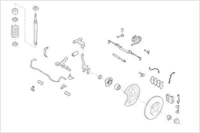 RADAUFHäNGUNG DELPHI OEMERC000009039F
