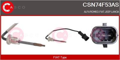 SENZOR TEMPERATURA GAZE EVACUARE