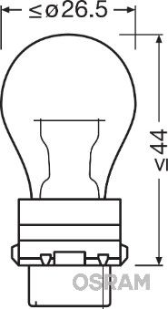 OSRAM 3757AK Лампа ближнего света  для DODGE DURANGO (Додж Дуранго)