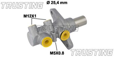 Главный тормозной цилиндр TRUSTING PF954 для MAZDA 3