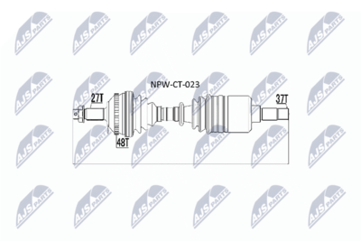 Wał napędowy NTY NPW-CT-023