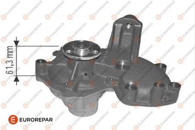 EUROREPAR 1623112480 Помпа (водяной насос)  для FIAT FIORINO (Фиат Фиорино)