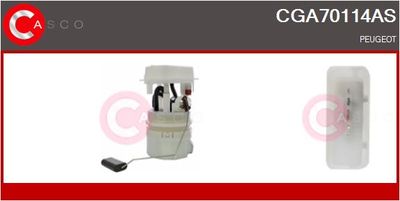 CASCO CGA70114AS Топливный насос  для PEUGEOT 206 Наклонная задняя часть (2A/C) 1.6 16V