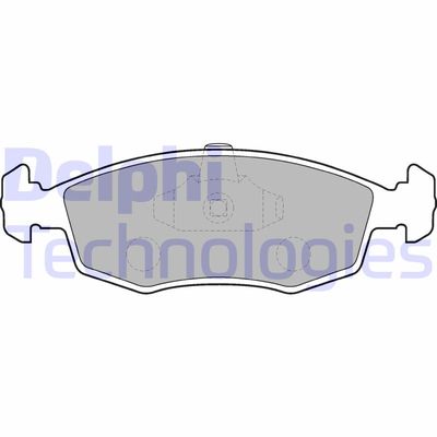 Комплект тормозных колодок, дисковый тормоз DELPHI LP1549 для FIAT ALBEA