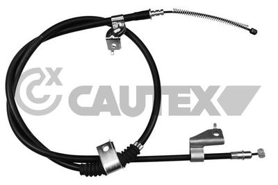 Тросик, cтояночный тормоз CAUTEX 708101 для CITROËN C-CROSSER