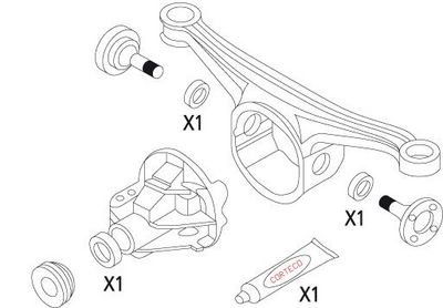 DICHTUNGSSATZ DIFFERENTIAL CORTECO 19535861 1