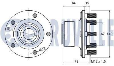 SET RULMENT ROATA RUVILLE 220027 1