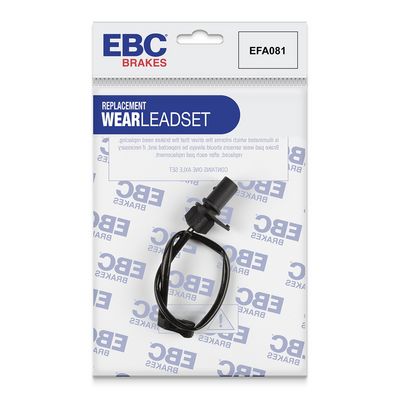 показател за износване, спирачни накладки EBC Brakes EFA081
