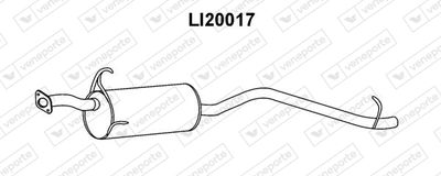 Глушитель выхлопных газов конечный VENEPORTE LI20017 для PIAGGIO PORTER