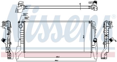 RADIATOR RACIRE MOTOR NISSENS 60861 5