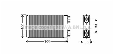 AVA QUALITY COOLING Kachelradiateur, interieurverwarming (LA6019)