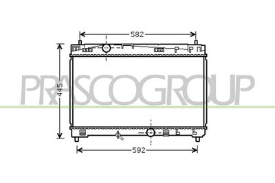 RADIATOR RACIRE MOTOR PRASCO TY325R004