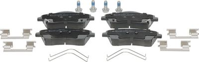 комплект спирачно феродо, дискови спирачки MAPCO 106016HPS