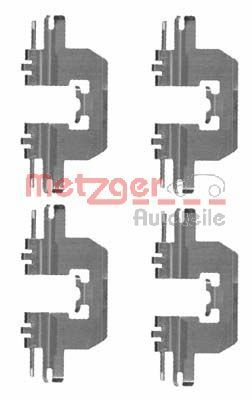 Комплектующие, колодки дискового тормоза METZGER 109-1724 для FIAT 124