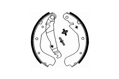 Zestaw szczęk hamulcowych, hamulec postojowy SCT - MANNOL SS 505