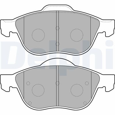 Brake Pad Set, disc brake LP1844