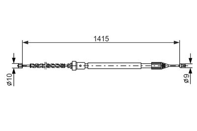 CABLU FRANA DE PARCARE BOSCH 1987477782 4