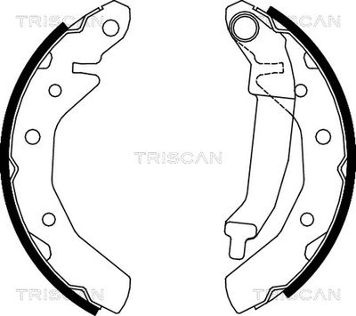 TRISCAN 8100 21610 Ремкомплект барабанных колодок  для CHEVROLET  (Шевроле Спарk)