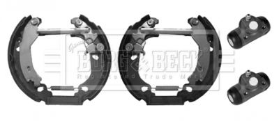 BORG & BECK BBS1155K Ремкомплект барабанных колодок  для FIAT PANDA (169_) 1.2 (169.AXB11, 169.AXB1A)