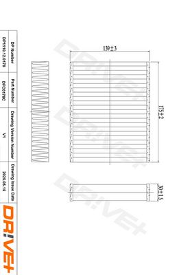 FILTRU AER HABITACLU DR!VE+ DP1110120178
